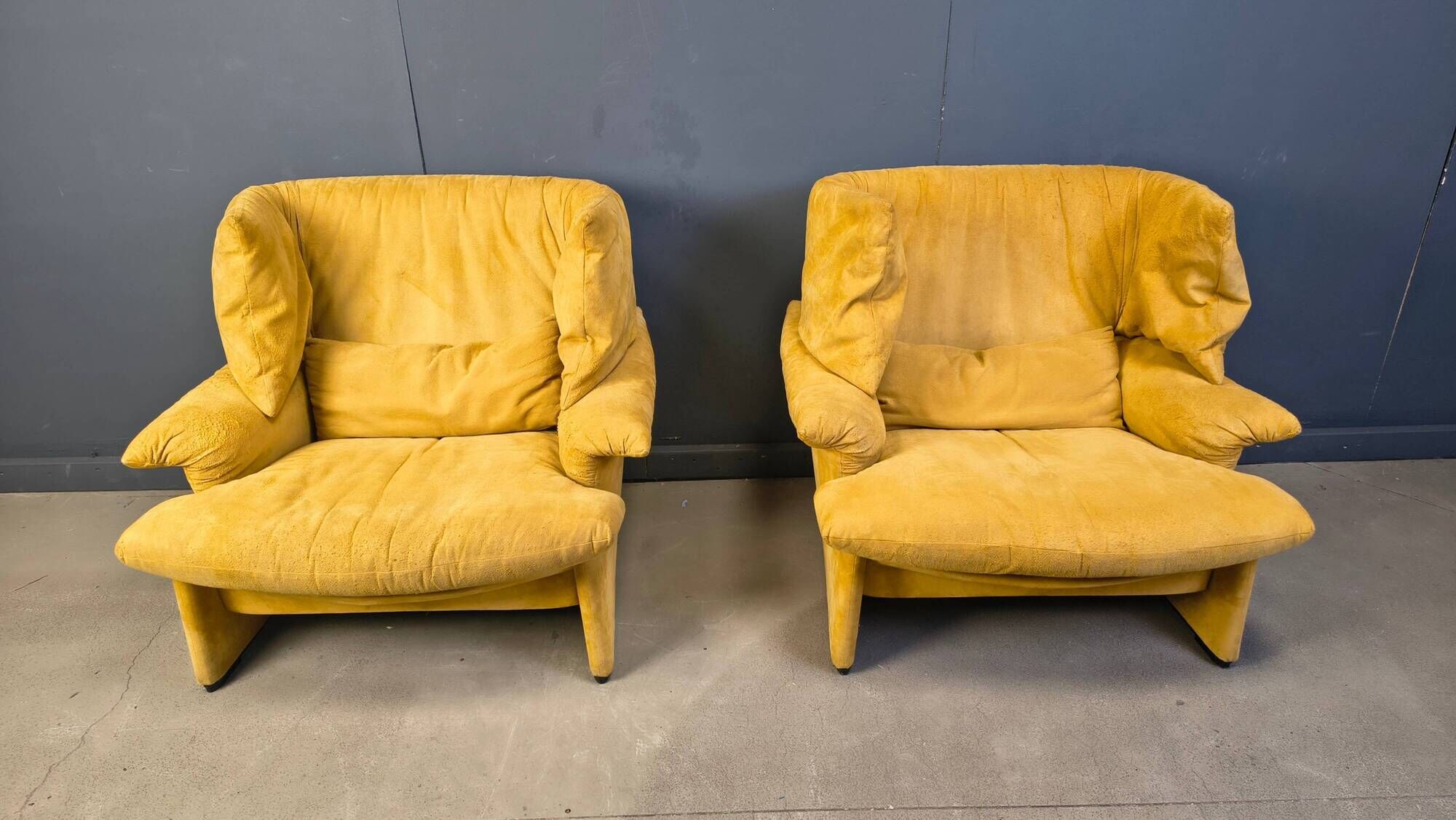 Porto Venere sofas by Vico Magistretti for Cassina, 1980s