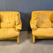 Porto Venere sofas by Vico Magistretti for Cassina, 1980s