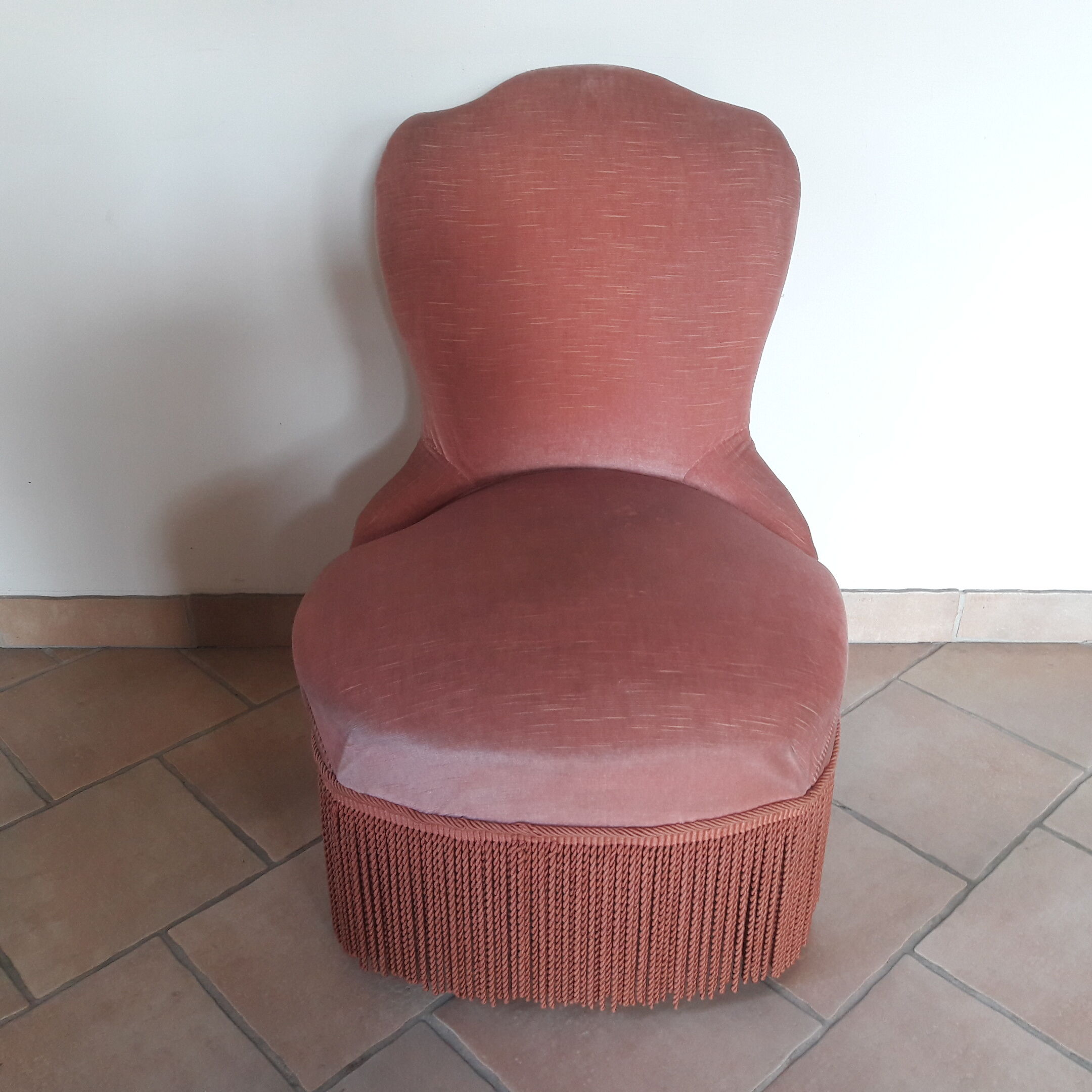 Toad velvet armchair