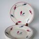Set of 6 flat plates Givors model Perce-Neige 1950