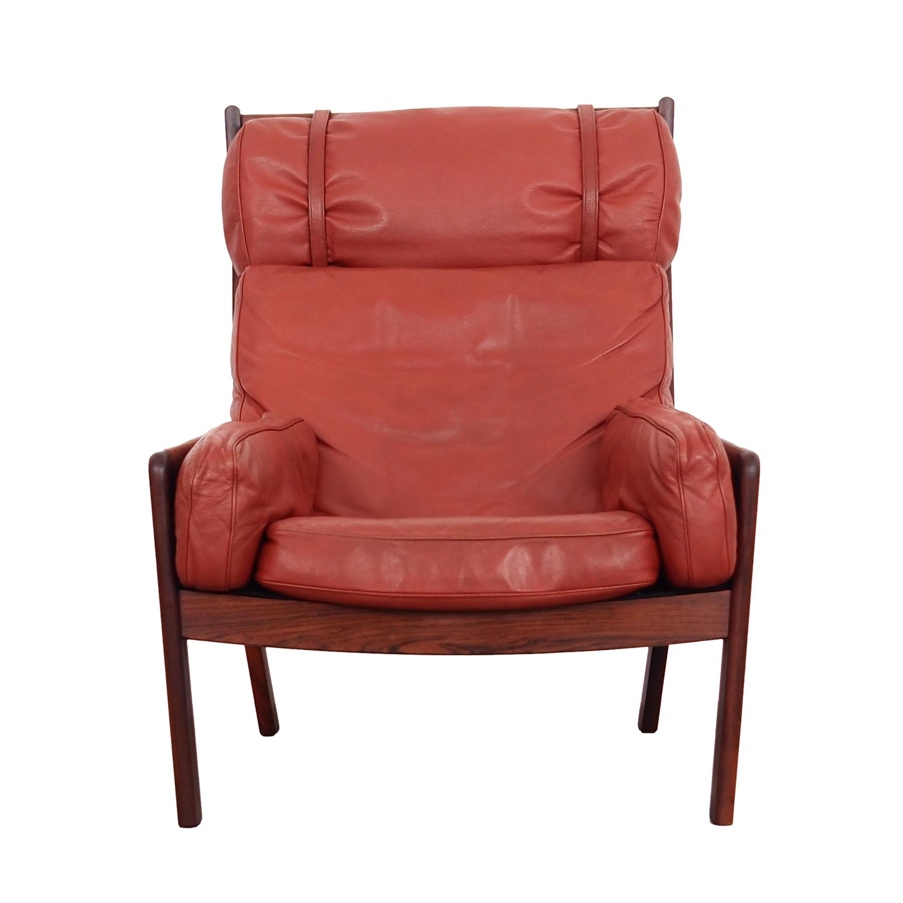 Rosewood armchair, Danish design, 1960s, designer: Erik Ole Jørgensen, manufacture: Georg Jørgensen