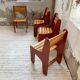 4 vintage Plywood chairs 80s