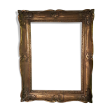 Golden carved frame