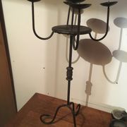 Chandelier 5 candles in wrought iron