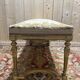 Bench - Louis XVI style office bench in gilded wood