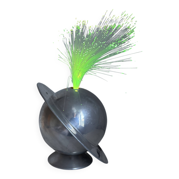 Lampe Space Age à fibre optique ''La Sphérique'', France années 70