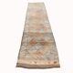 3x11 Brown & Orange Super Soft Vintage Runner Rug, 84x346Cm