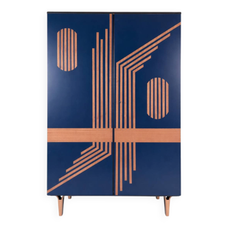 Vintage wardrobe in ash by Francisek Mezulanik, 1970s