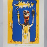 Jean-Michel Basquiat: Welcome Sign, signed lithograph
