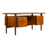Danish teak desk by Kai Kristiansen for FM Møbler, 1960s