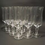 Set of 12 champagne flutes