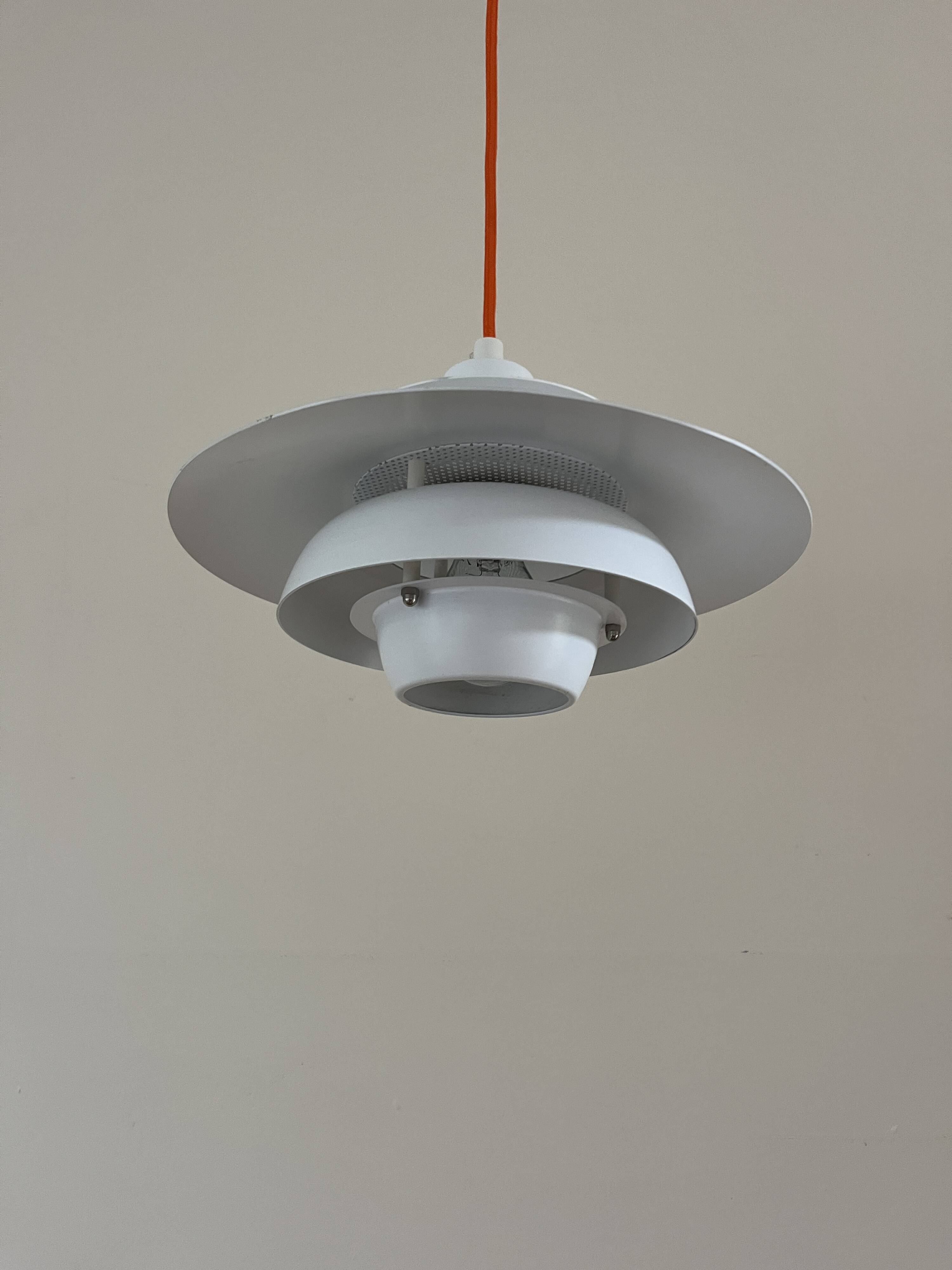 Vintage Danish pendant in style of Louis Poulsen