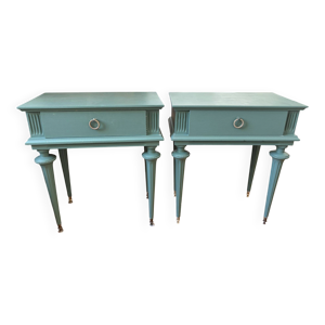 Lot 2 tables chevet style - empire