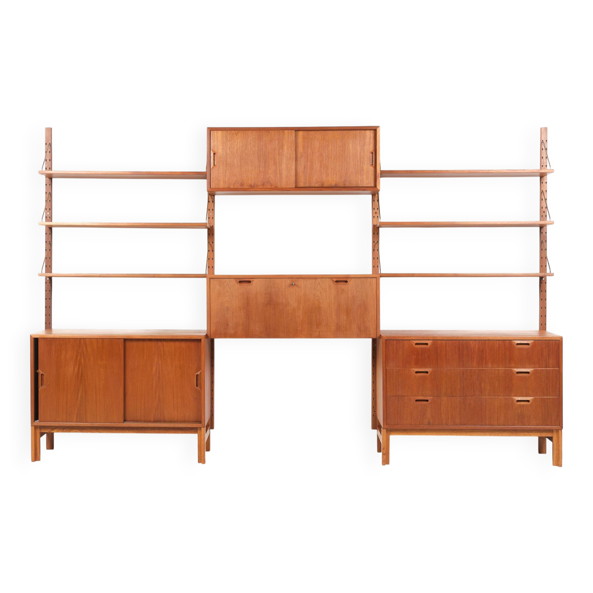 Sven Ellekaer Vintage Teak Modular Shelf