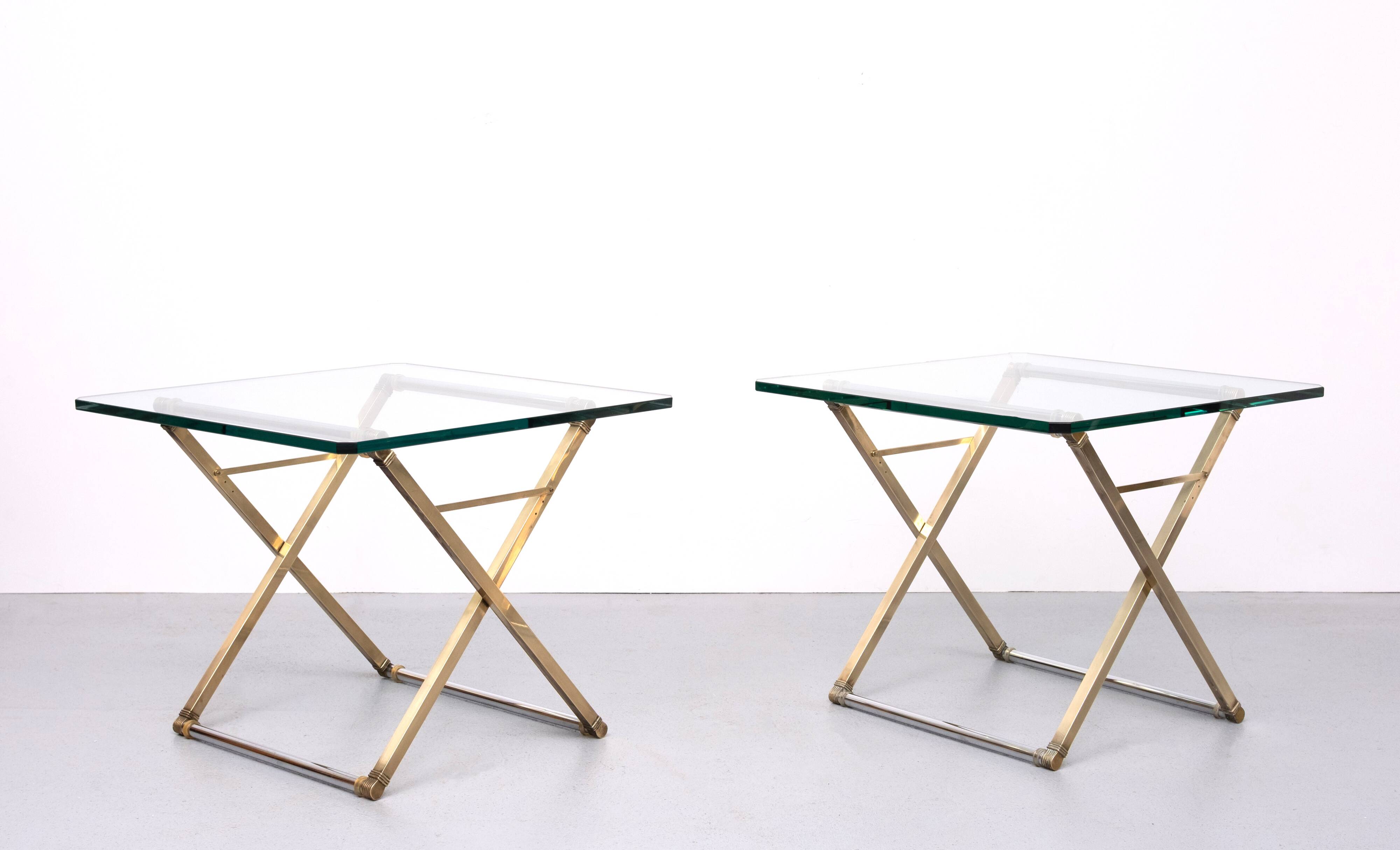 Superb Peter Ghyczy side tables 1970s Holland