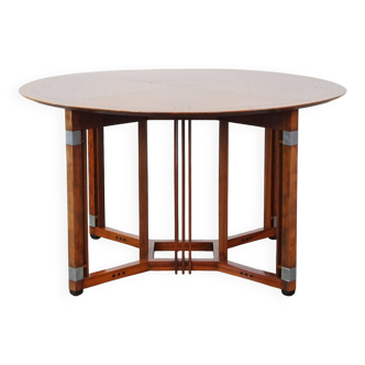 Table à manger ronde pour 4 personnes au design Art Déco de Schuitema de la série Decoforma