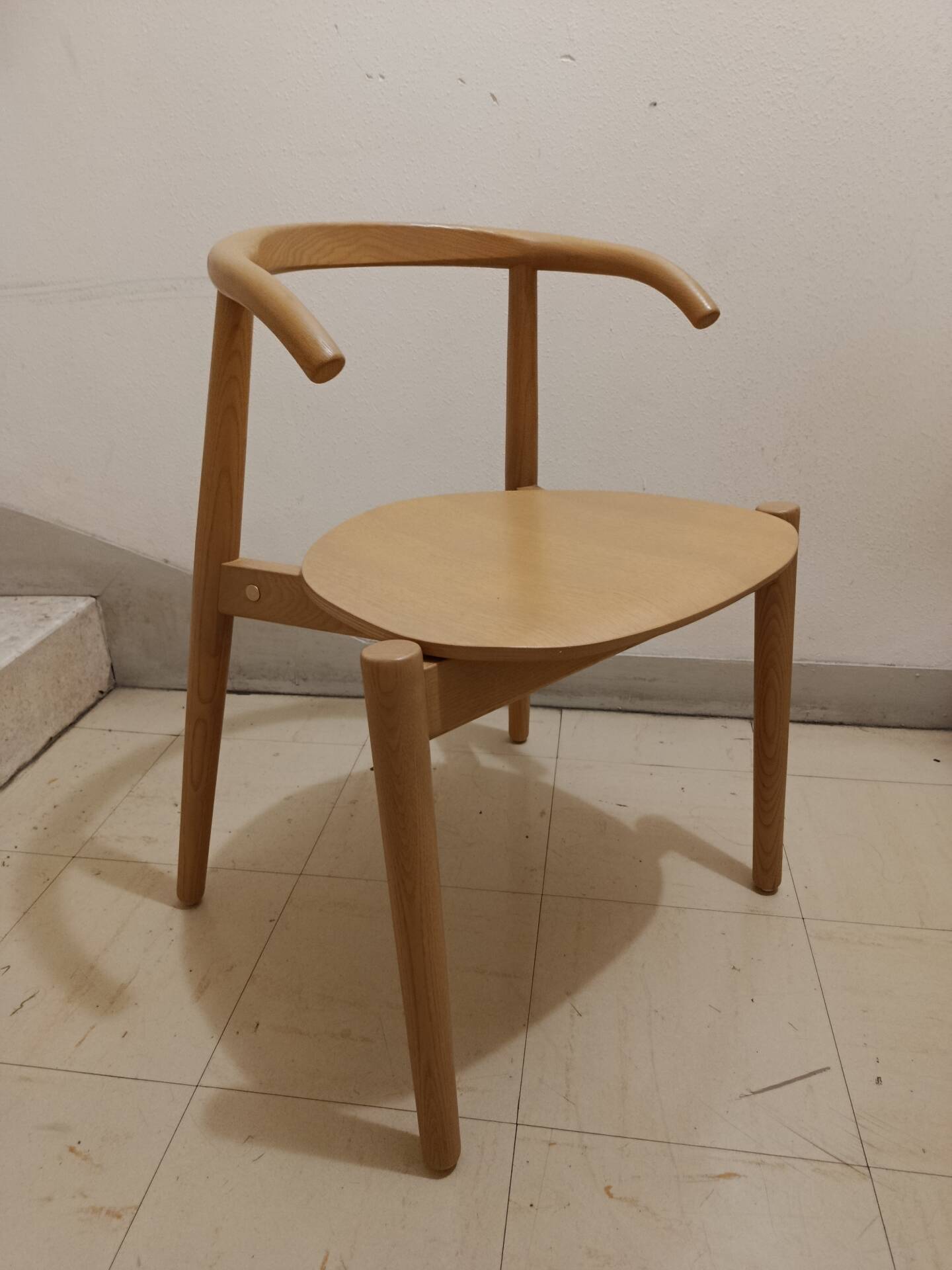 Solid wood design chair