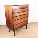 Large Danish chest of drawers in rosewood by Svend Langkilde from the 1960s.