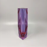 1960s Astonishing Rare Pink Vase By Flavio Poli for Seguso. Made in Italy