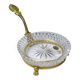 Crystal vide-poche from Sèvres, created by L. Seiler, with an antique gold mount.
