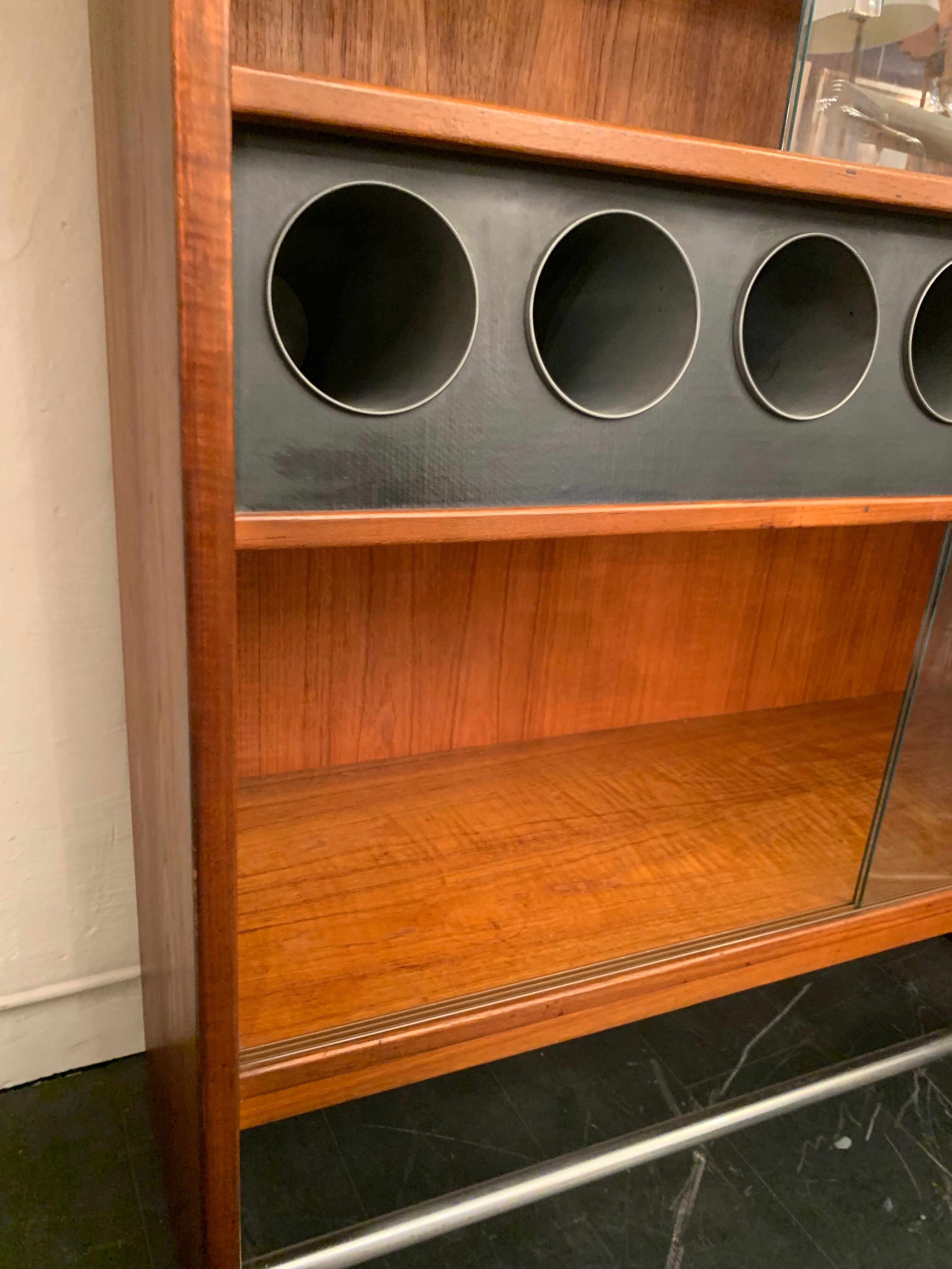 Scandinavian teak bar by Poul Heltborg Editor Heltborg Møbler 1960