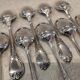 12 silver-plated coffee spoons by Christofle Marly, 13.6 cm