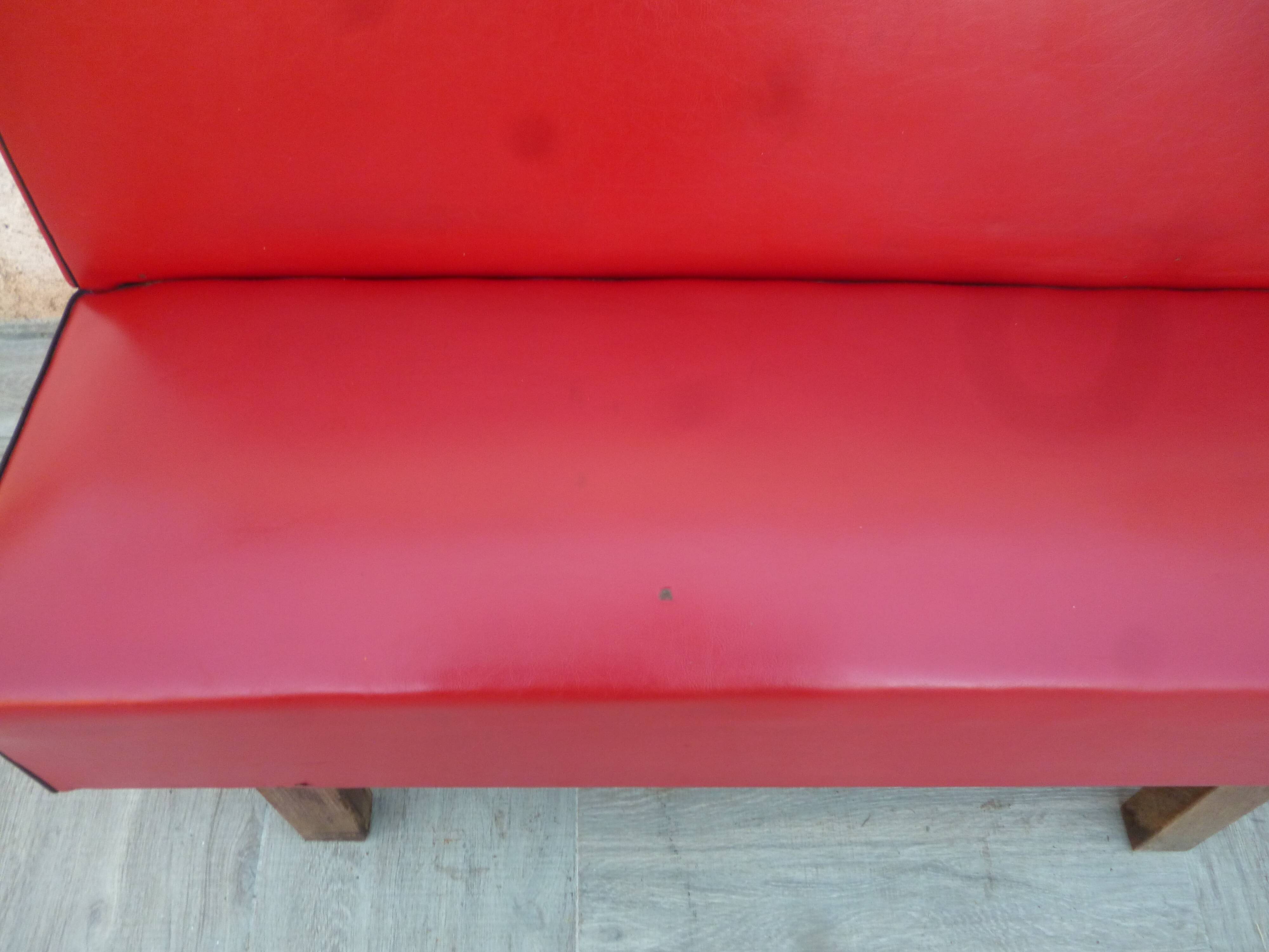 Vintage bistro bench