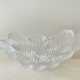 Per Lütken for Royal Copenhagen - Musling Mussel bowl. Vintage Crystal bowl. Unique glass bowl.
