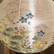 Traditional japanese lantern, chochin, paper electric lantern in its original box