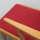 1950s armchair in beechwood