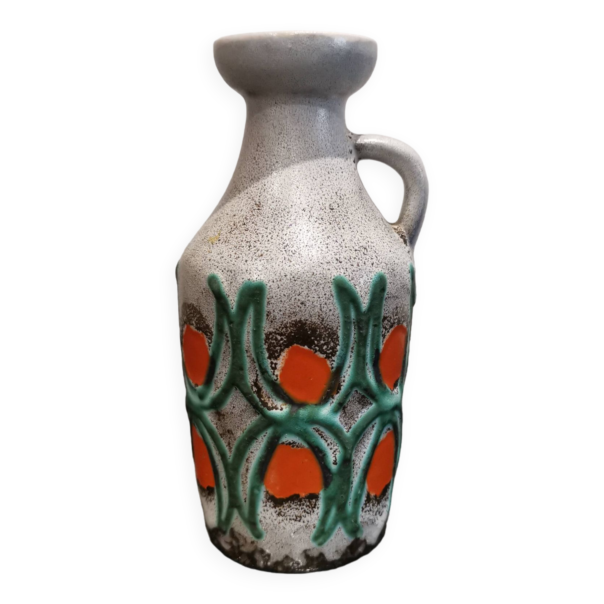 Old designer vase from the 70s by Strehla keramik CDR 1302 Germany