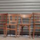 Set mismatched bistro chairs