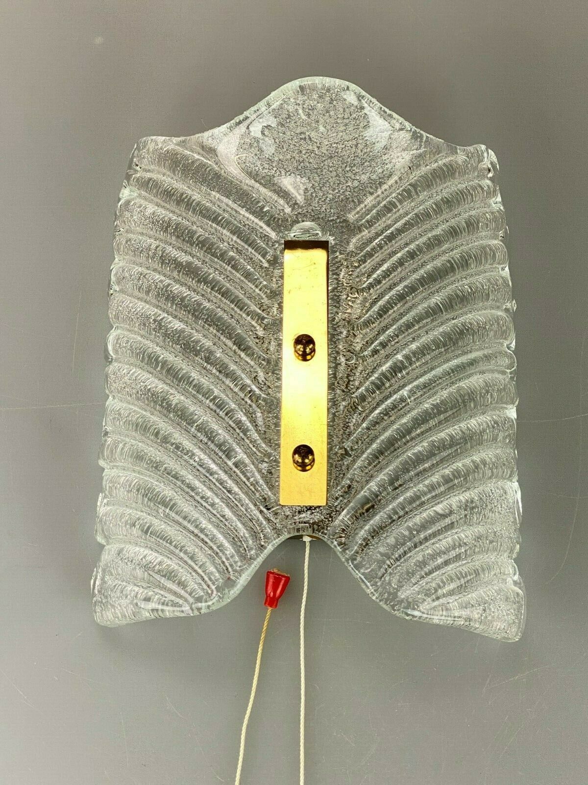 60s 70s lamp light wall lamp wall lamp ice glass space age design