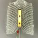 60s 70s lamp light wall lamp wall lamp ice glass space age design