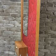 Vintage wall coat rack from the 50s/60s – Rockabilly design cloakroom
