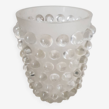 Old ball crystal vase