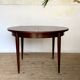 Vintage Scandinavian round table in Rio rosewood