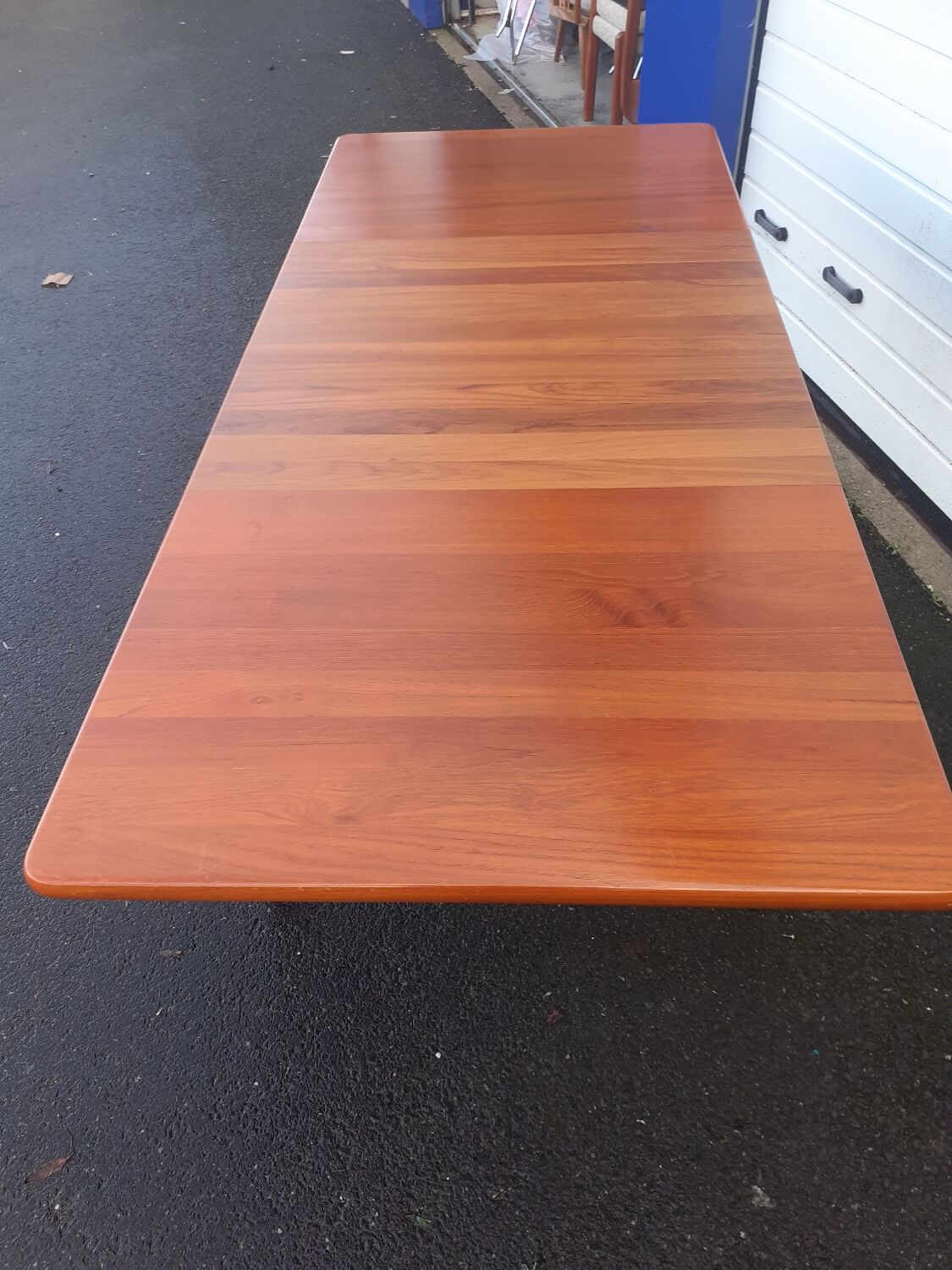 Scandinavian teak dining table by Grete Jalk