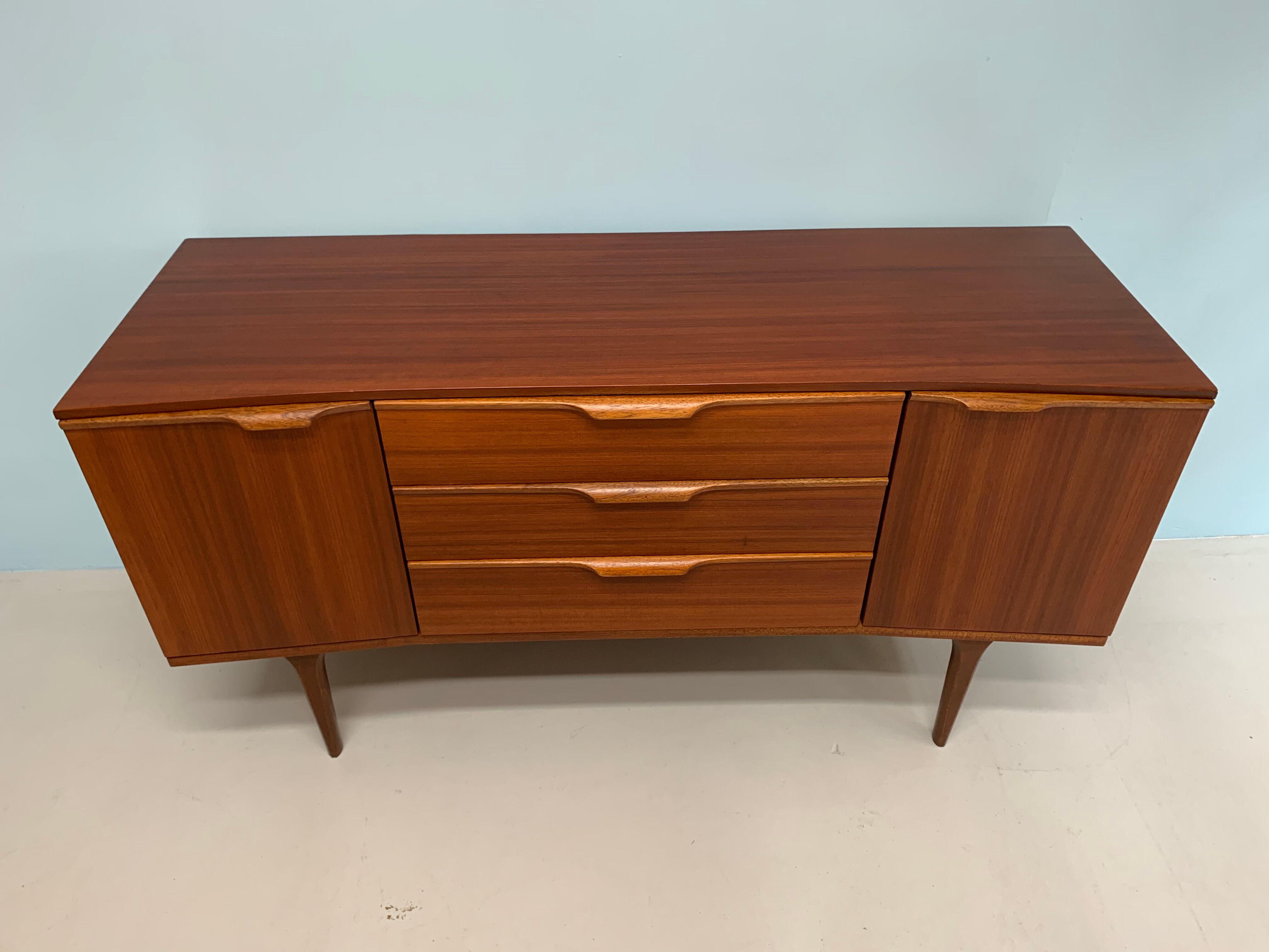 Vintage teak Austinsuite sideboard by Frank Guille 1960's