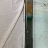 Glass and brass coffee table