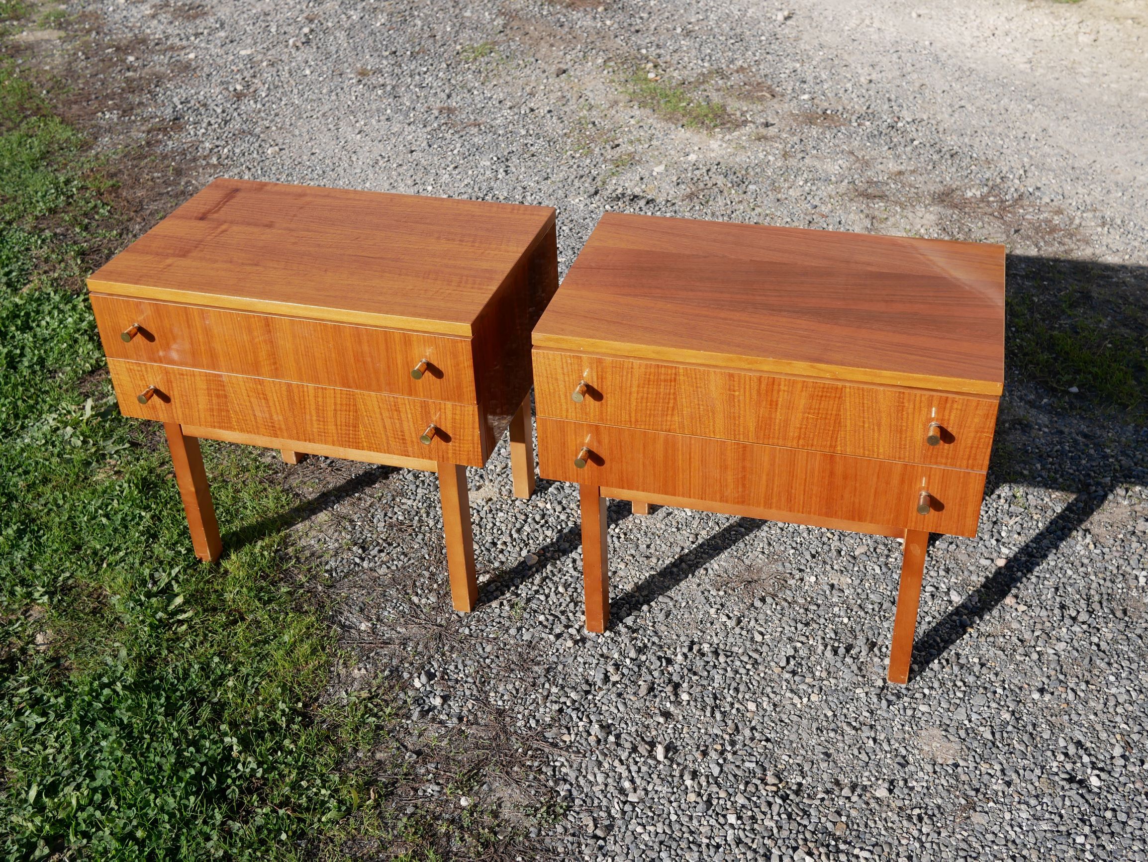 Paire de chevets vintage