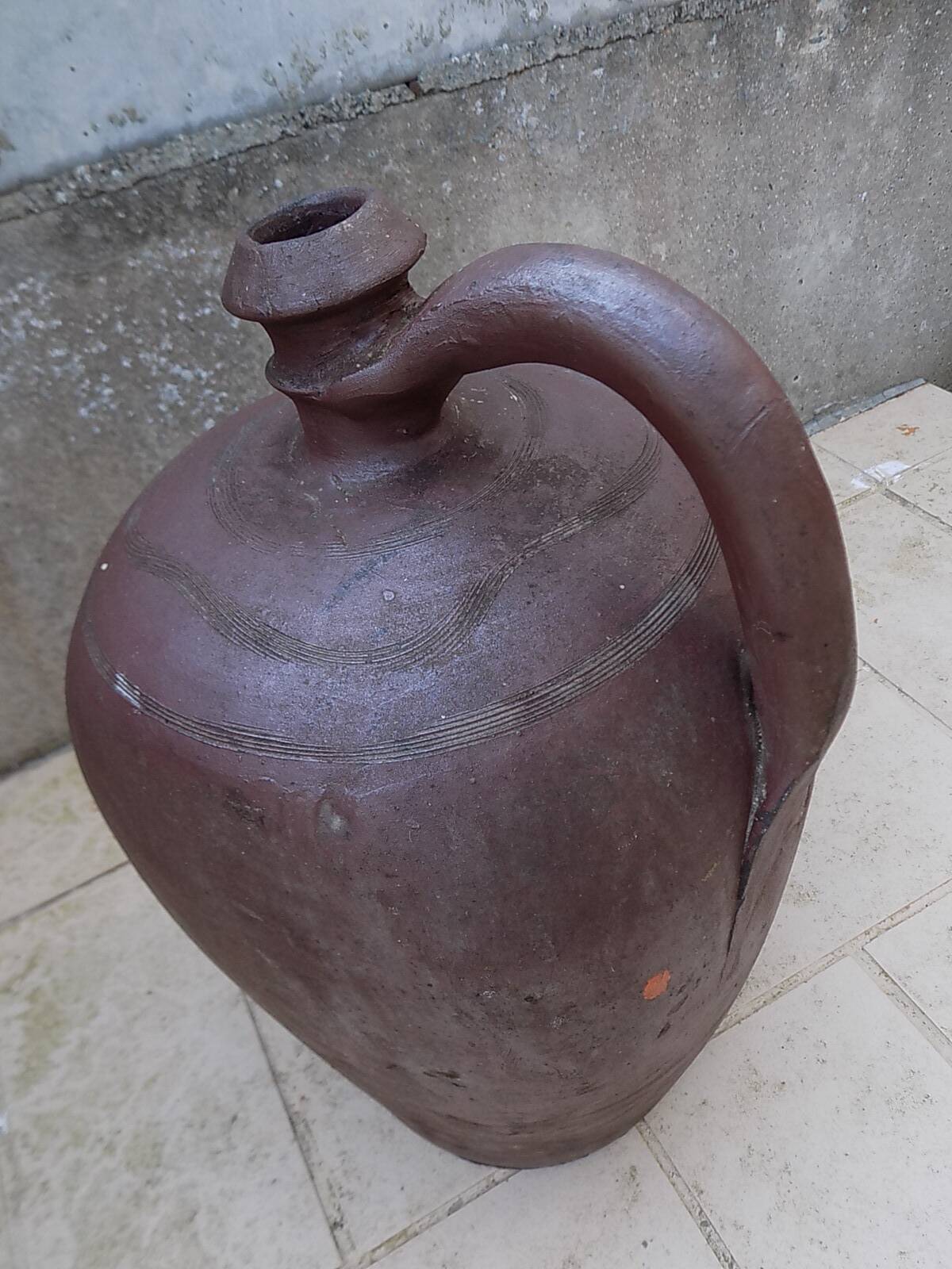Jar, stoneware jug