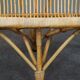 Mid-century rattan 2-seater sofa, Dutch design 1950s