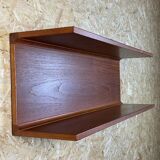 60s 70s teak wall shelf shelf Pedersen & Hansen Viby J. Denmark Design