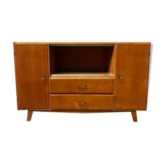 French vintage sideboard in oak 1950
