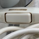 Italian lamp foot Ticino stainless steel cylinder 1970