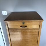 Wooden curtain filing cabinet