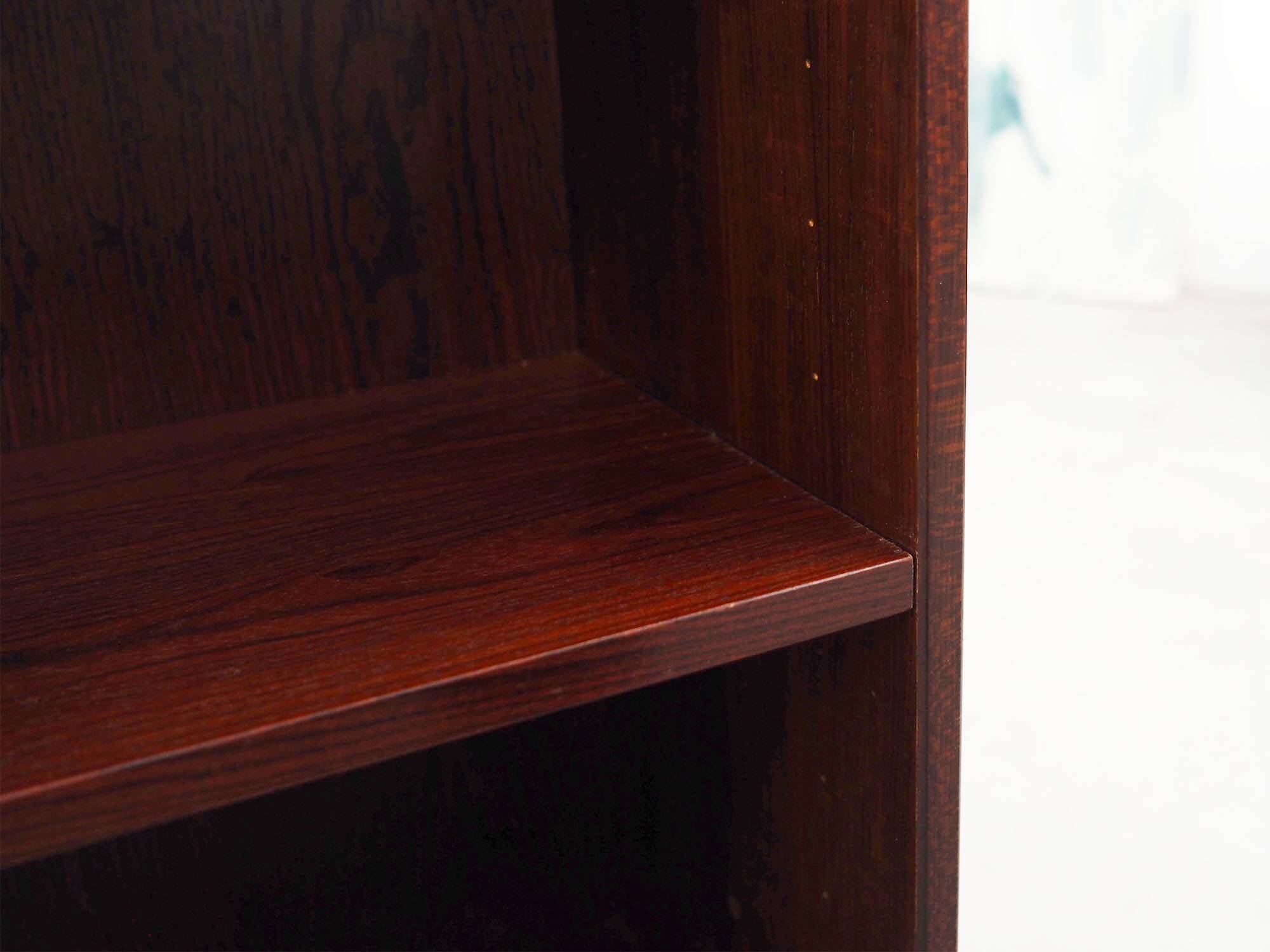 Rosewood bookcase, Danish design, 1970s, manufactured by Hjørnebo