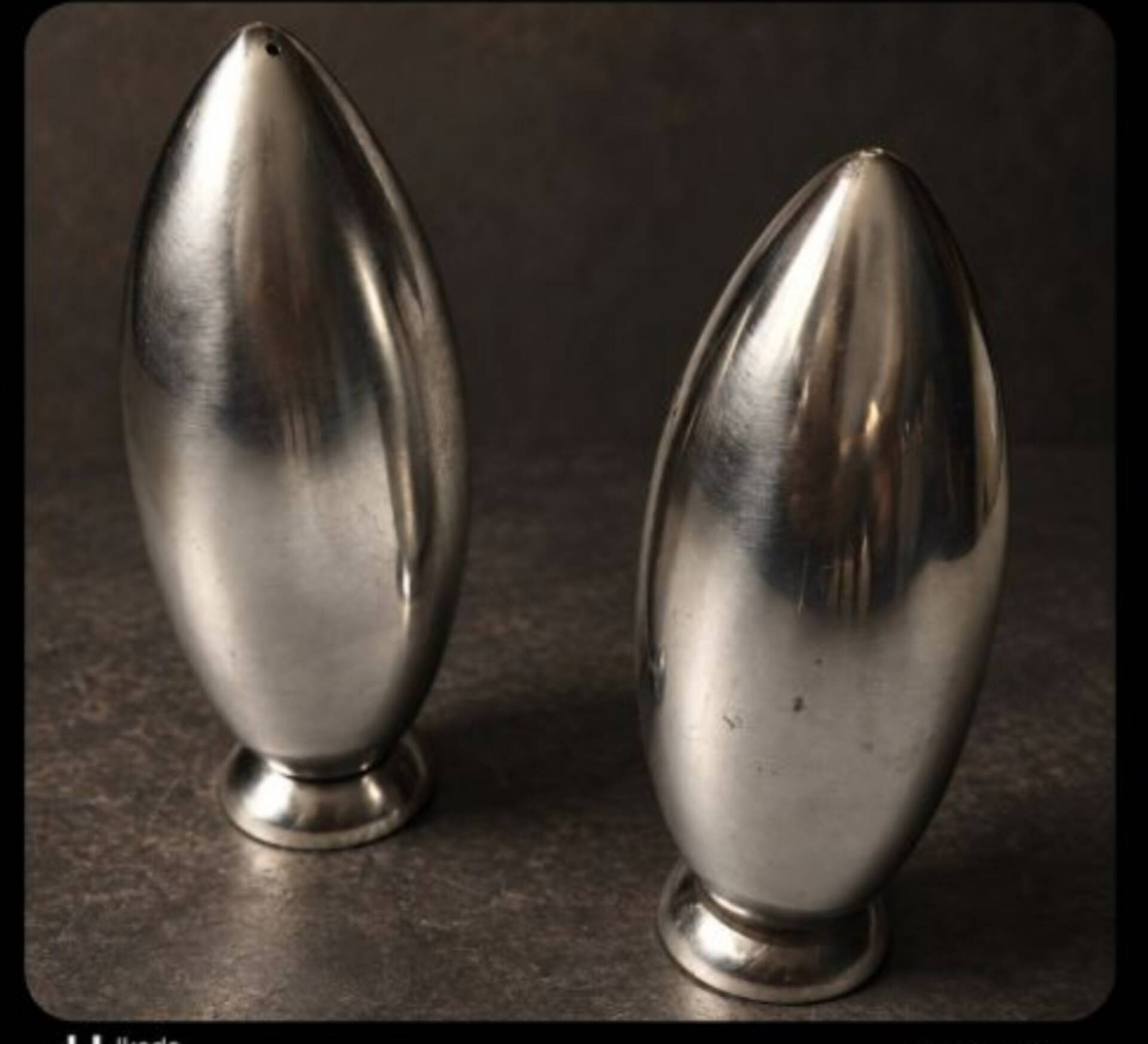 Jens Harald Quistgaard for Dansk Designs — Pair of Salt & Pepper Shake