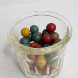 Lot de 50 billes en argile anciennes 1900
